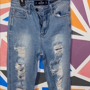 High waisted hollister jeans size 1